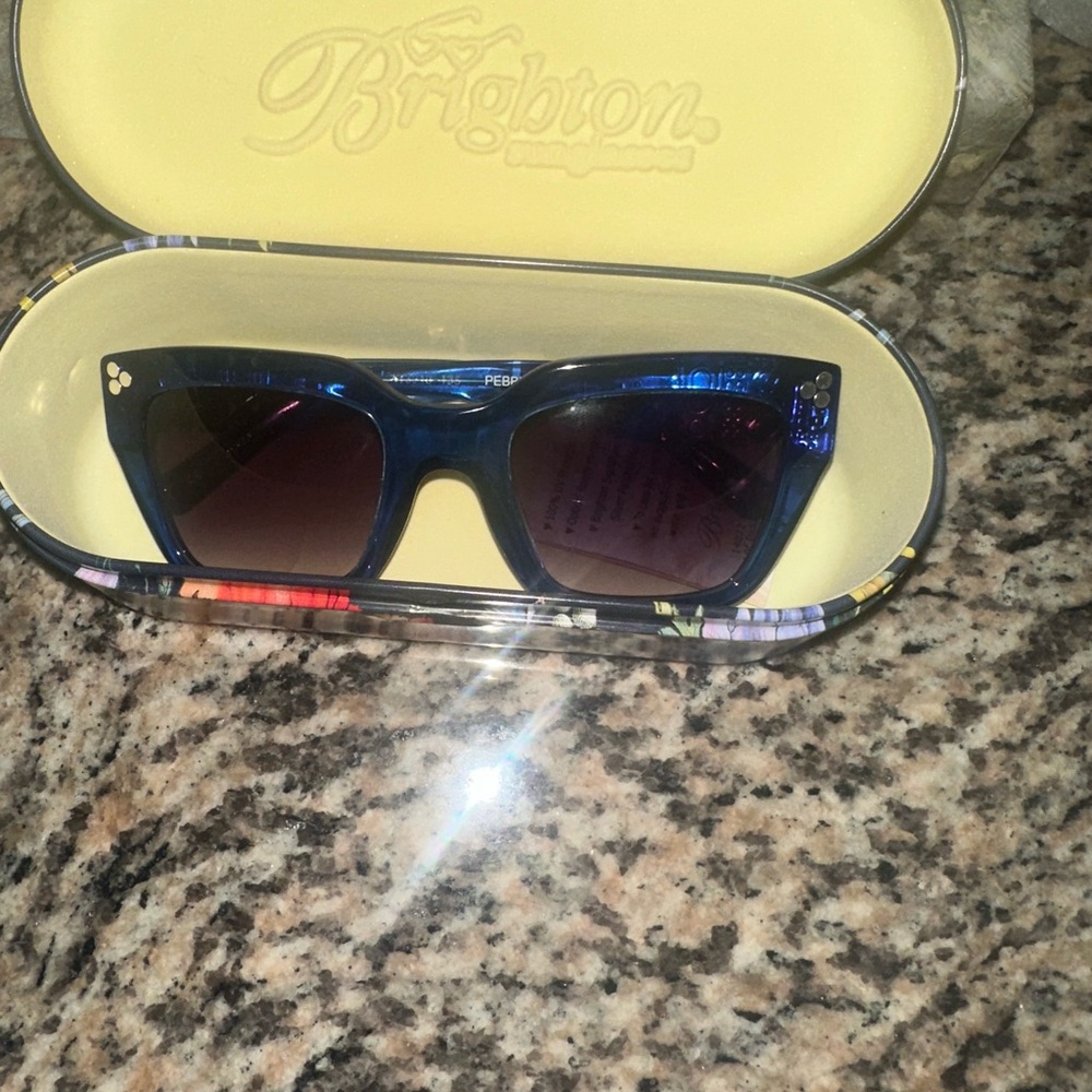 Brighton Blue Glasses with Gradient Lenses